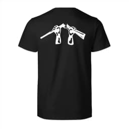 Svenska freds t-shirt svart bak